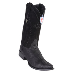Men's Wild West Python Boots Snip Toe