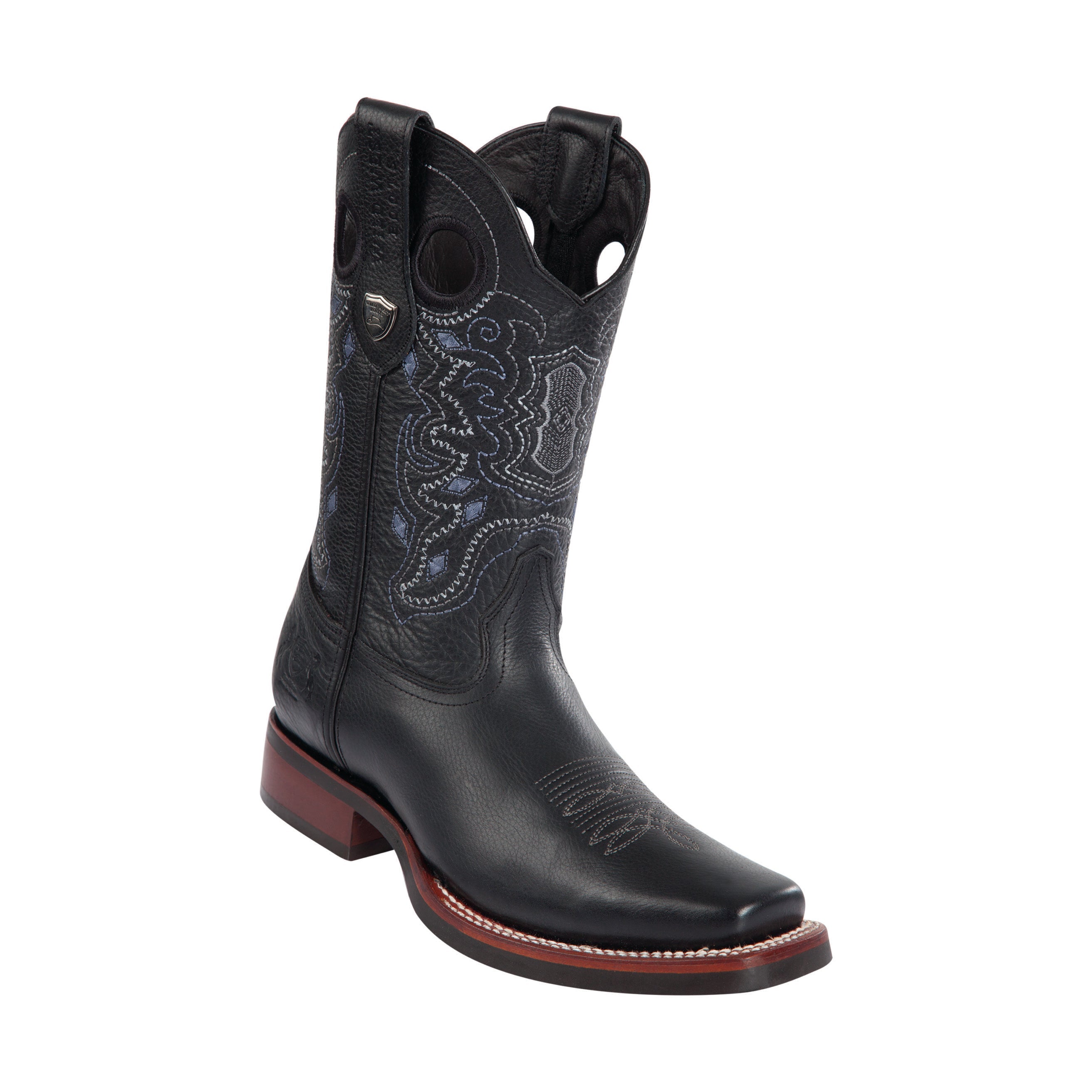 Men's Wild West Grisly With Rubber Sole Boots Square Toe