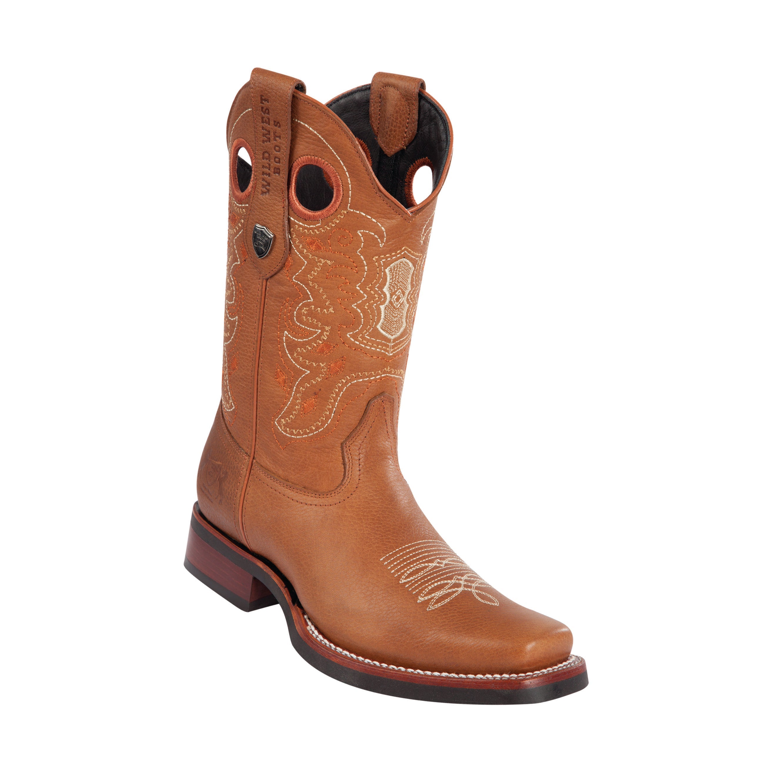 Men's Wild West Grisly With Rubber Sole Boots Square Toe