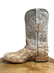 Men's Tanner Mark Monster Fish Sand Wide Square Toe Boots