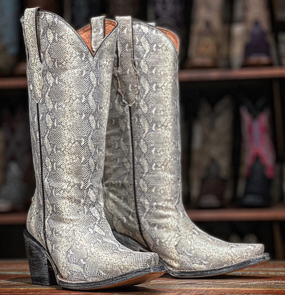 Women's Tanner Mark Carunga Print Snip Toe Boots