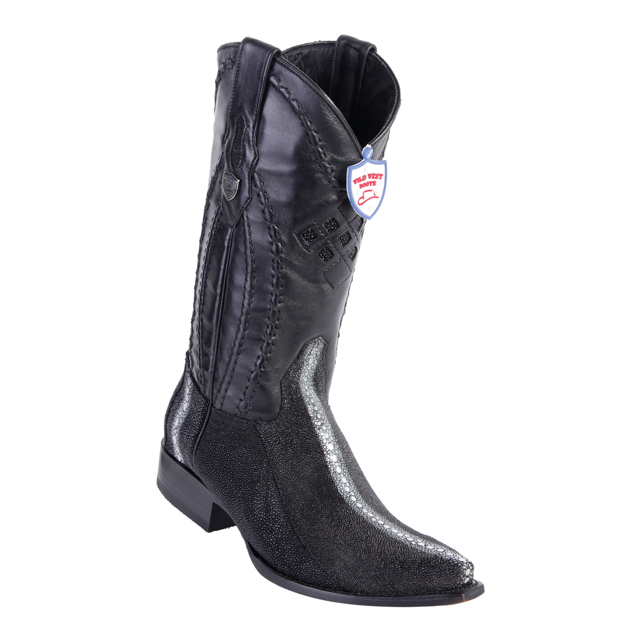 Men's Wild West Stingray Rowstone Boots Snip Toe