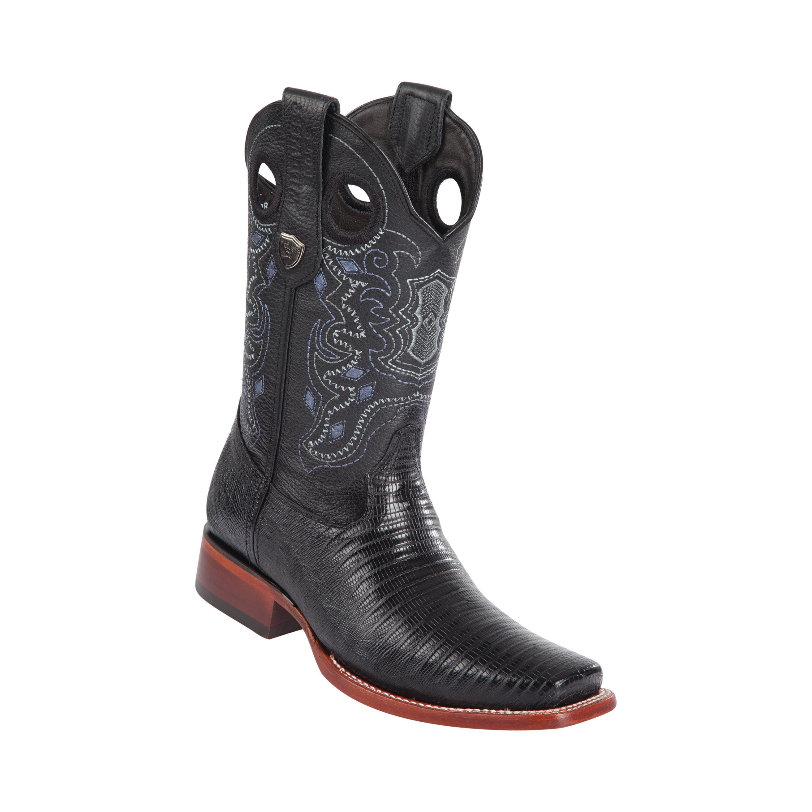 Men's Wild West Teju Lizard Boots Square Toe