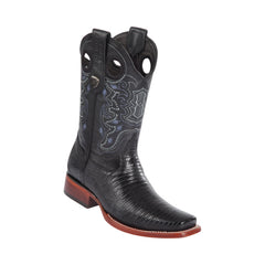 Men's Wild West Teju Lizard Boots Square Toe