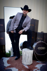 Men's Platini Mink Faux Suede Blazer