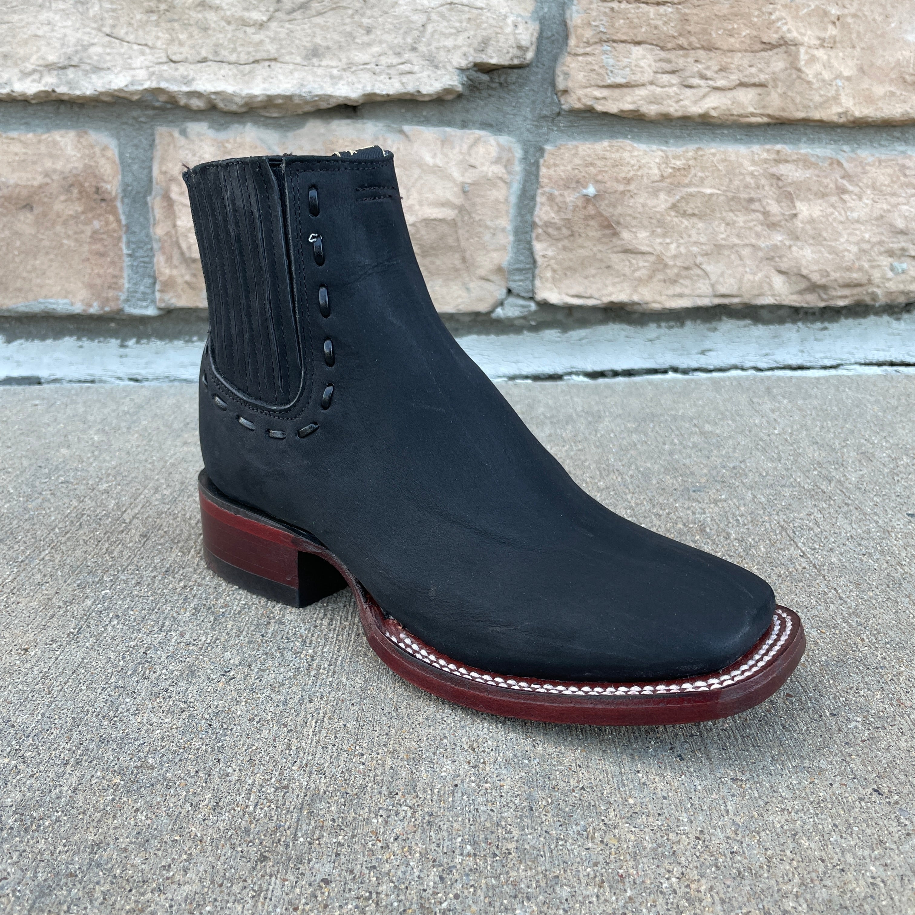 Women's Los Altos Black Nobuck Ankle Boots