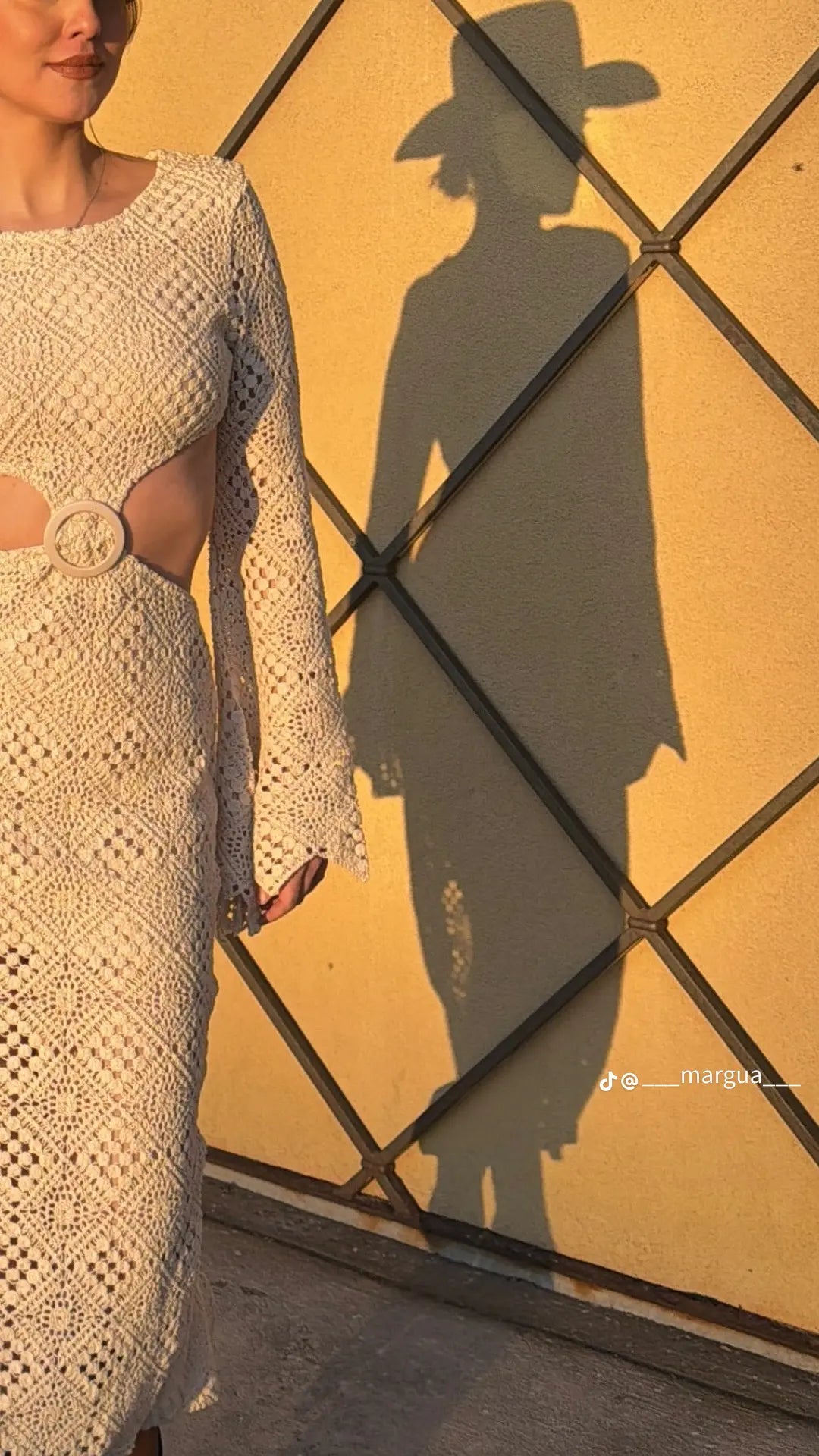 Tiana Cutout Crochet Dress